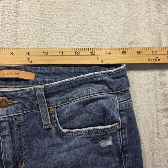 Joes Jeans Skinny Jeans Womens 29 The Icon Mid Rise Distressed Stretch Denim Pan - Picture 7 of 10